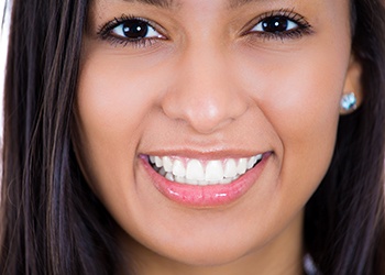 Woman with gorgeous healthy smile